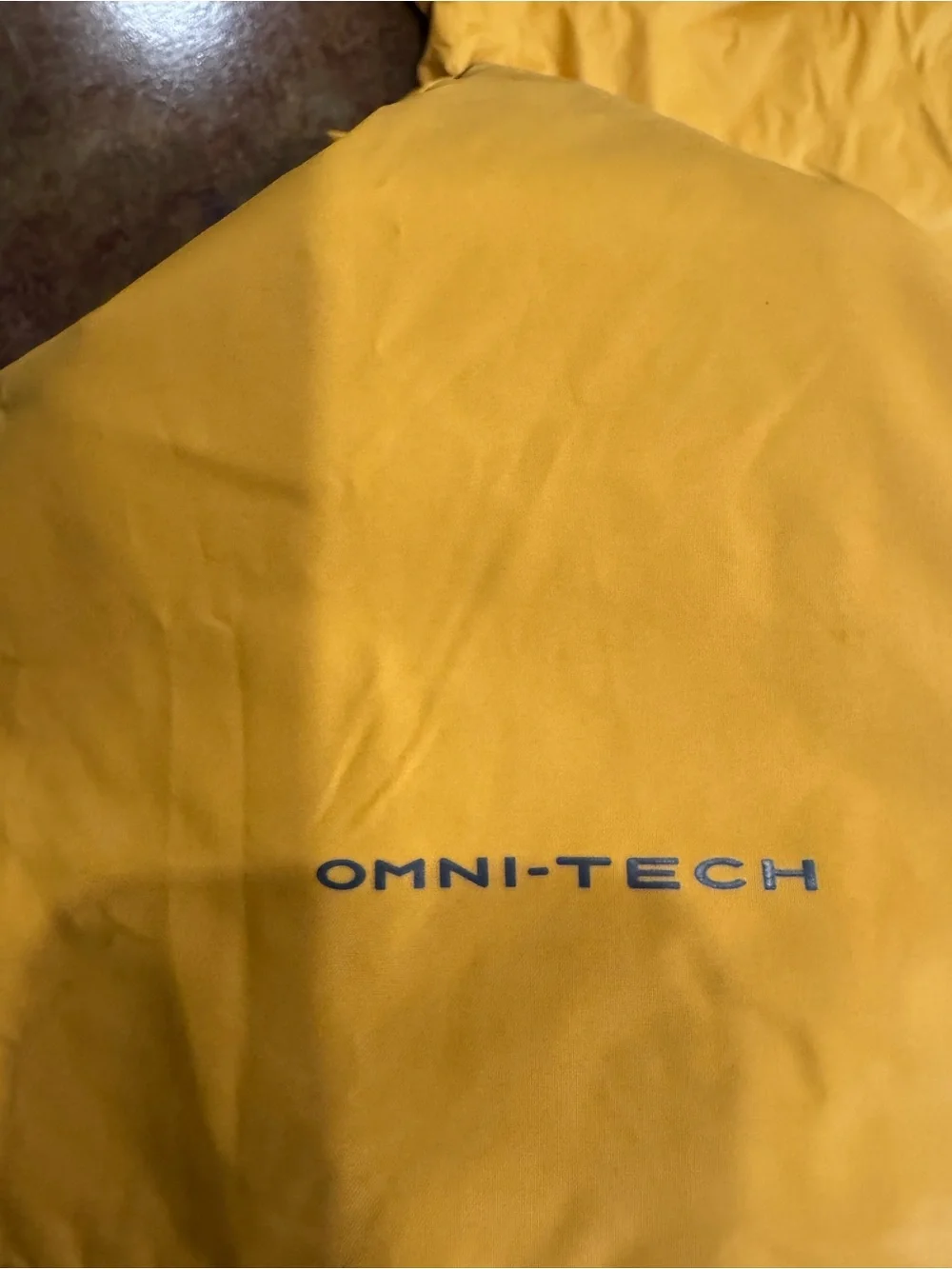Columbia Bright Yellow Hooded Raincoat